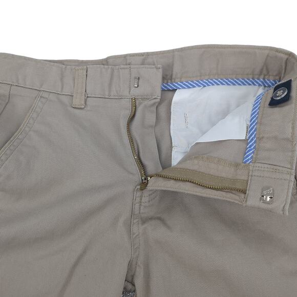 EUC Chaps Khaki Dress Pants Cotton Blend Boys US 12 Flat Pockets - Picture 6 of 10